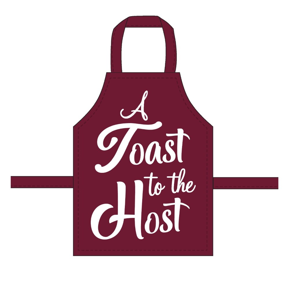 slide 1 of 1, Ritz Toast To Host Wine Apron - Burgundy, 1 ct