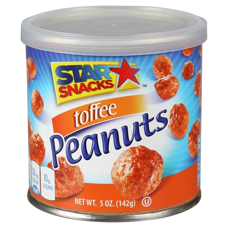 slide 1 of 1, Star Snacks Toffee Peanuts, 5 oz