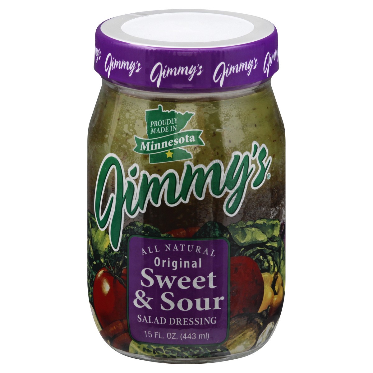 slide 5 of 13, Jimmys Original Sweet & Sour Salad Dressing 15 oz, 15 oz