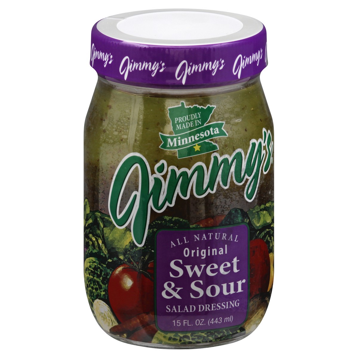 slide 10 of 13, Jimmys Original Sweet & Sour Salad Dressing 15 oz, 15 oz