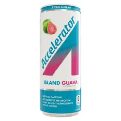 Accelerator A SHOC Accelerator Island Guava Smart Energy Drink, 12 Fl Oz Can