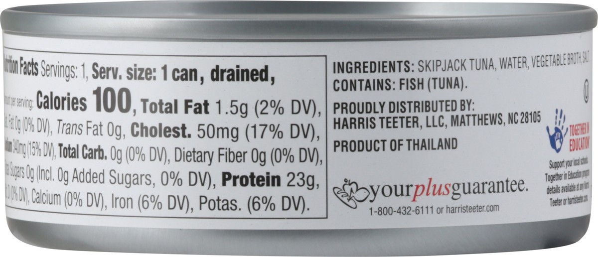 slide 10 of 11, Harris Teeter Tuna - Chunk Light in Water, 5 oz