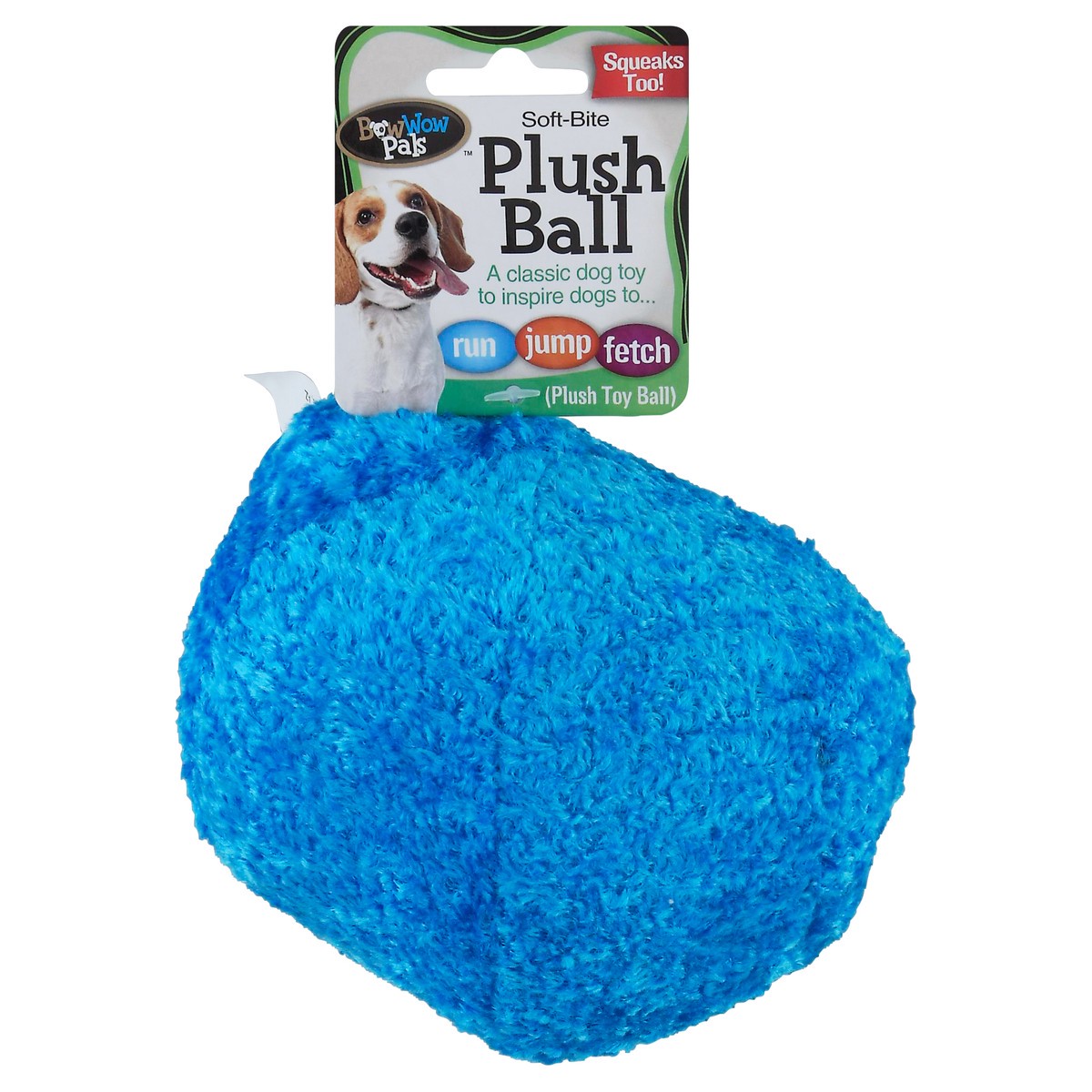 slide 1 of 9, BowWow Pals Soft-Bite Plush Ball 1 ea, 1 ea