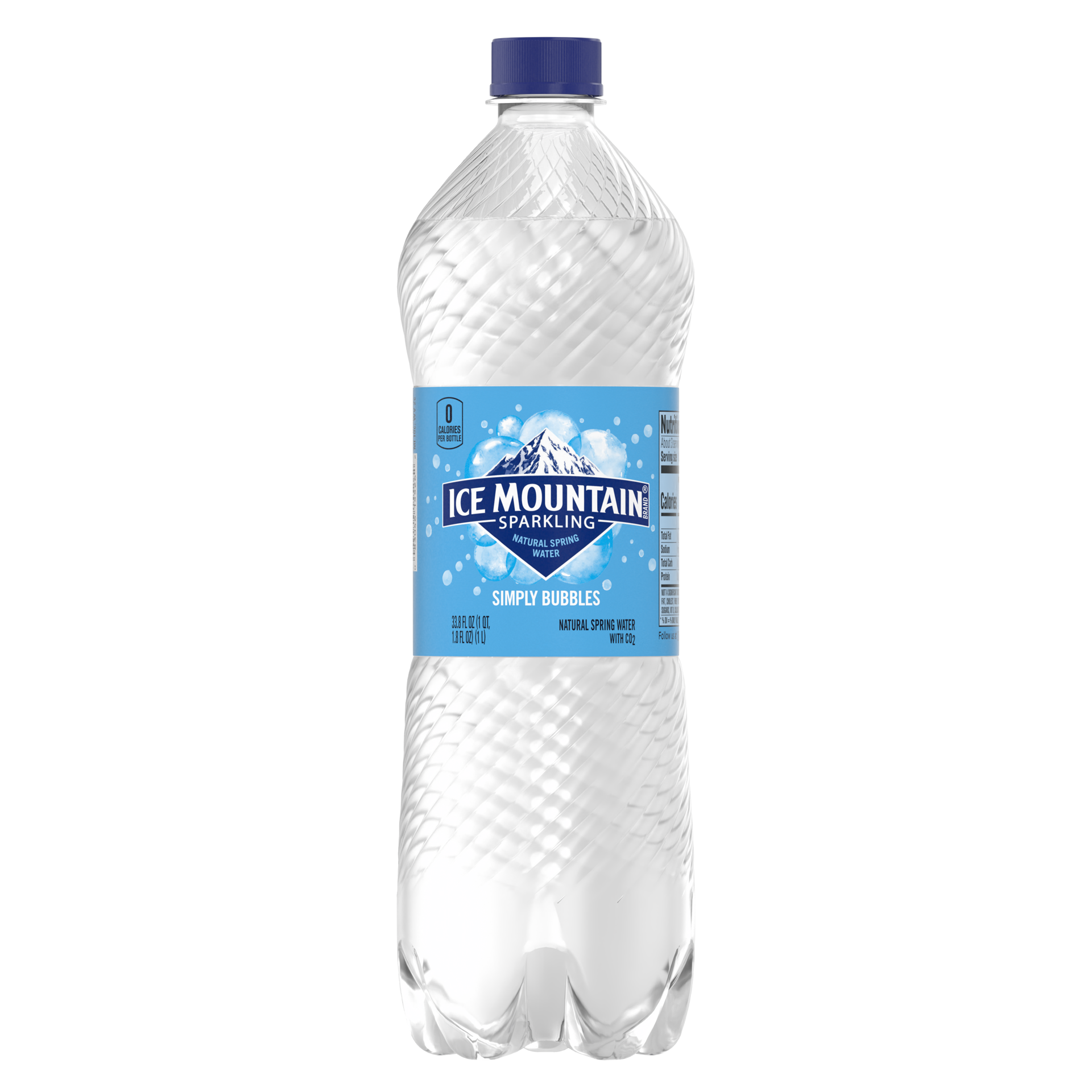 slide 1 of 25, Ice Mountain Sparkling Classic Water - 33.8 oz, 33.8 oz