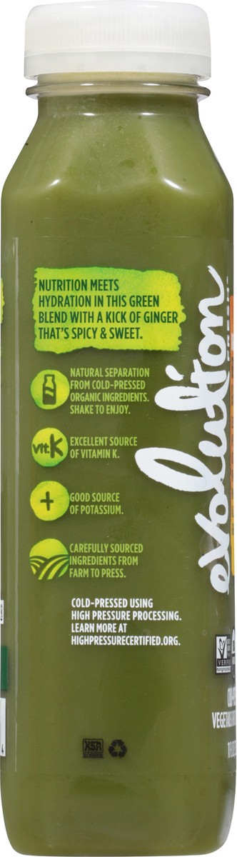 slide 3 of 9, Evolution Fresh Organic Greens & Ginger Cold-Pressed Vegetable & Fruit Juice Blend 11 oz., 11 fl oz