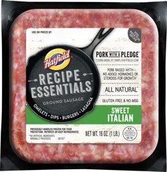Hatfield Recipe Essentials Sweet Italian Ground Sausage 16 oz