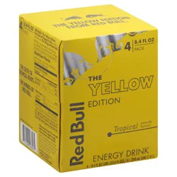 Red Bull Yellow Edition Can