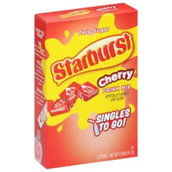 Starburst Drink Sticks Cherry 6ct