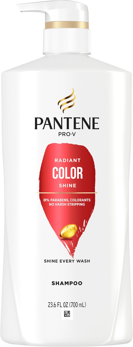 slide 3 of 3, PANTENE PRO-V Radiant Color Shine Shampoo, 23.6oz, 23.60 fl oz