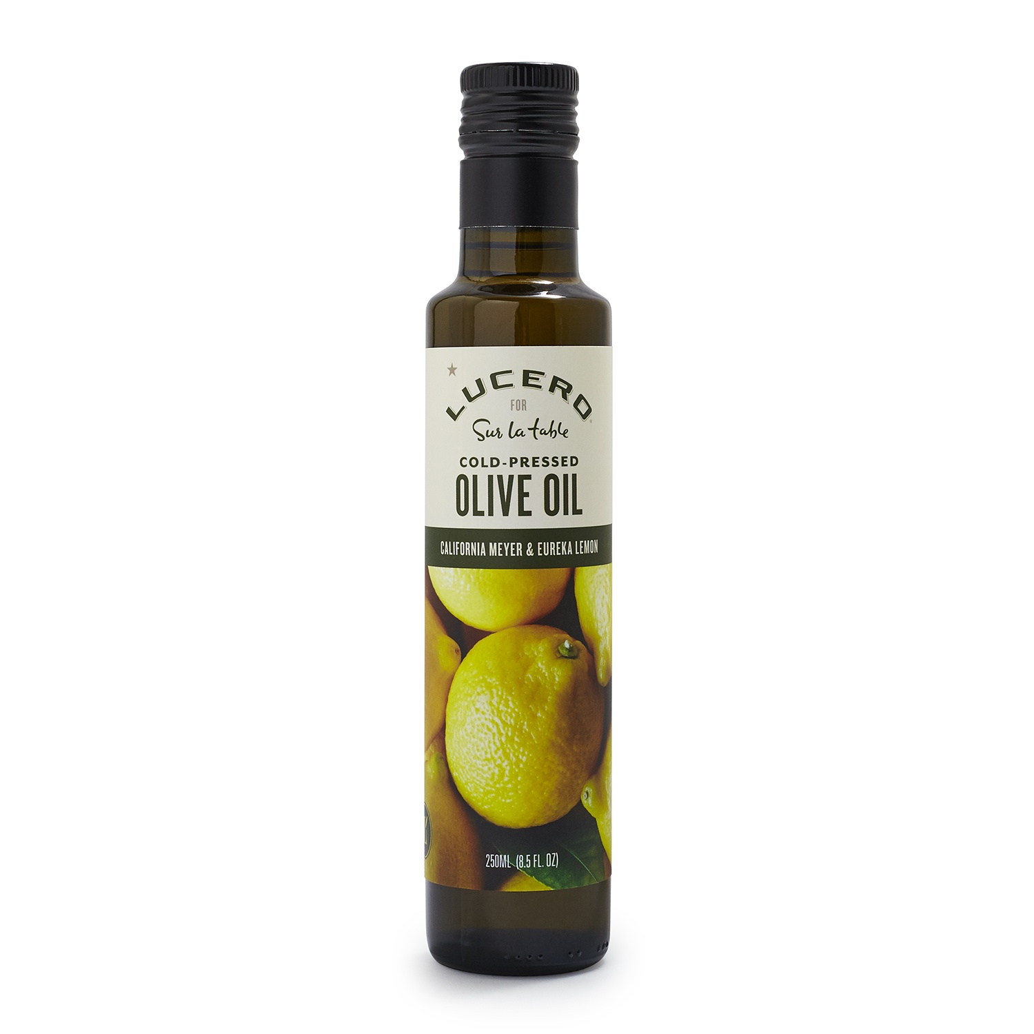 slide 1 of 1, Lucero Cold Pressed Olive Oil with California Meyer and Eureka Lemon, 8.5 oz