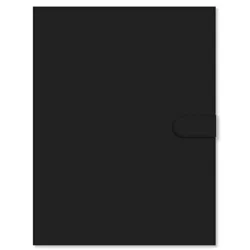 C.R. Gibson Leatherette Padfolio - Black