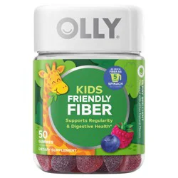 OLLY Kid's Friendly Fiber Multivitamin Gummies - 50 ct