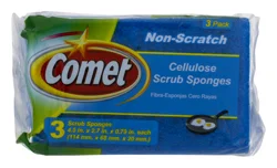 Comet Non-Scratch Cellulose Scrub Sponges