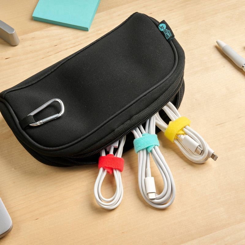 slide 5 of 9, Wrap-It Storage Self-Gripping 5 Inch/8 Inch Cable Ties 20 Each, 1 ct