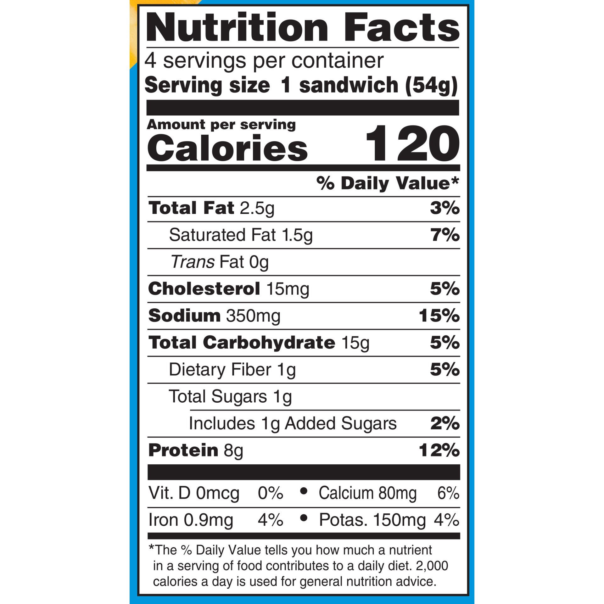 slide 3 of 13, LaunchBox Slammin' Ham & Colby Jack Cheese Frozen Sandwiches, 4 ct Box, 4 ct