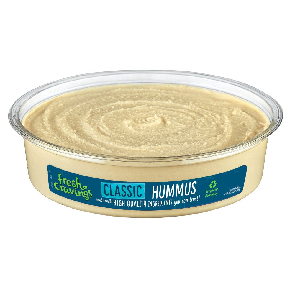 slide 3 of 6, Fresh Cravings Classic Hummus, 10 oz