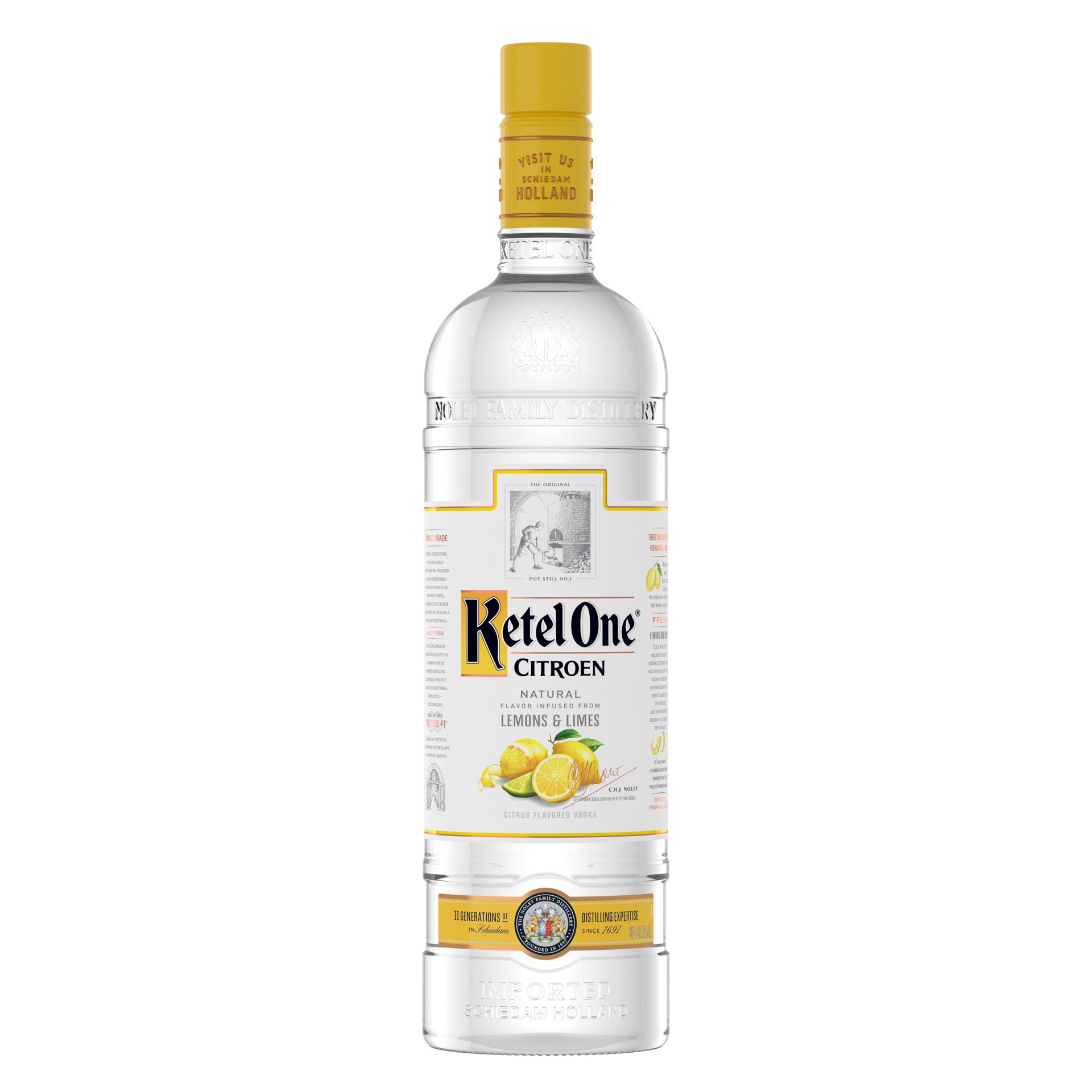 slide 1 of 3, Ketel One Citroen Flavored Vodka, 1 L, 1 liter