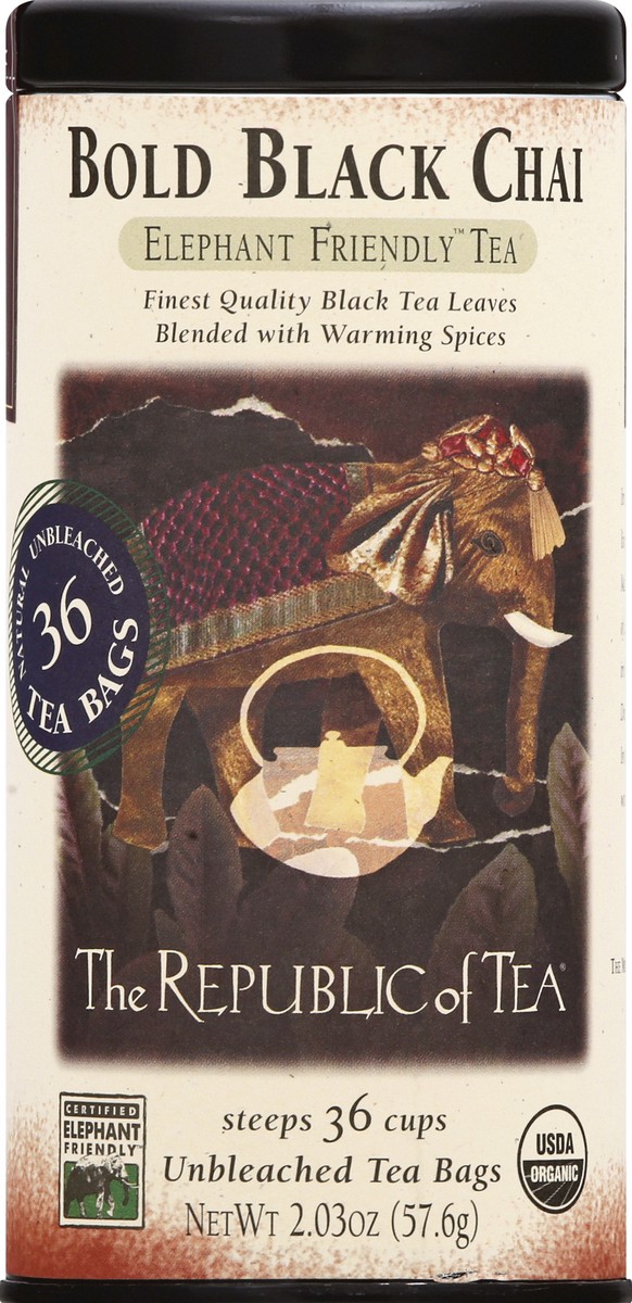 slide 7 of 9, The Republic of Tea Bold Black Chai, 2.03 oz