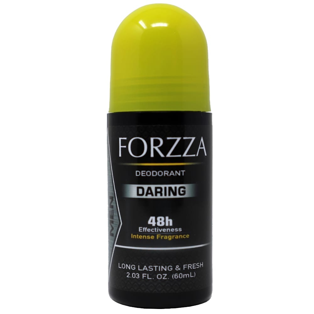slide 1 of 7, Forzza Men Roll On Deodorant Daring, 2.03 oz
