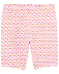 Carters Kid Geo Print Bike Shorts Coral 5