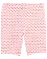 Carters Kid Geo Print Bike Shorts Coral 5