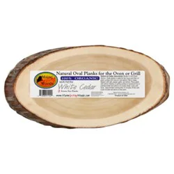 White Cedar Large Oval Plank