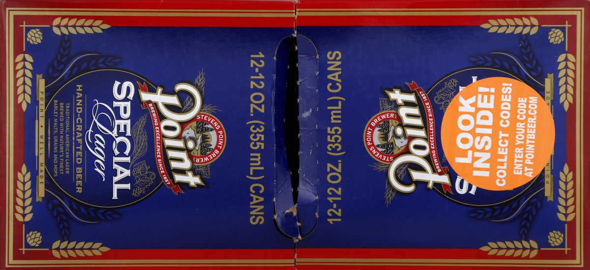 slide 2 of 6, Stevens Point Brewery Point Special Lager 12Pk, 12 fl oz