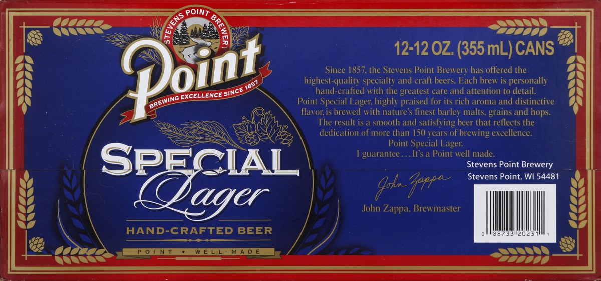 slide 6 of 6, Stevens Point Brewery Point Special Lager 12Pk, 12 fl oz