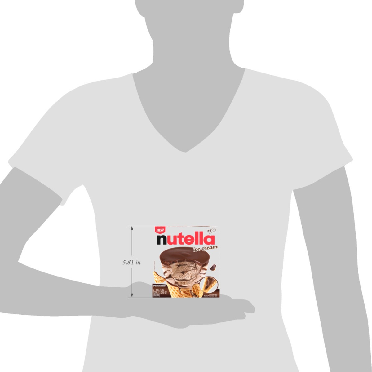 slide 14 of 15, Nutella Cones, 4 ct