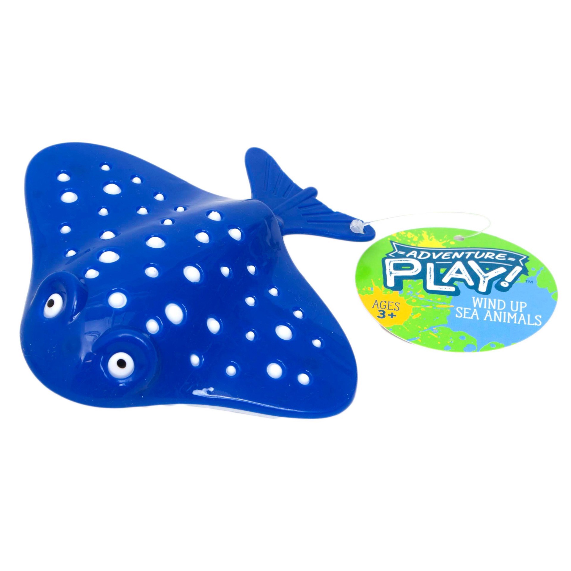 slide 1 of 1, Adventure Play Wind Up Sea Animals, 1 ct