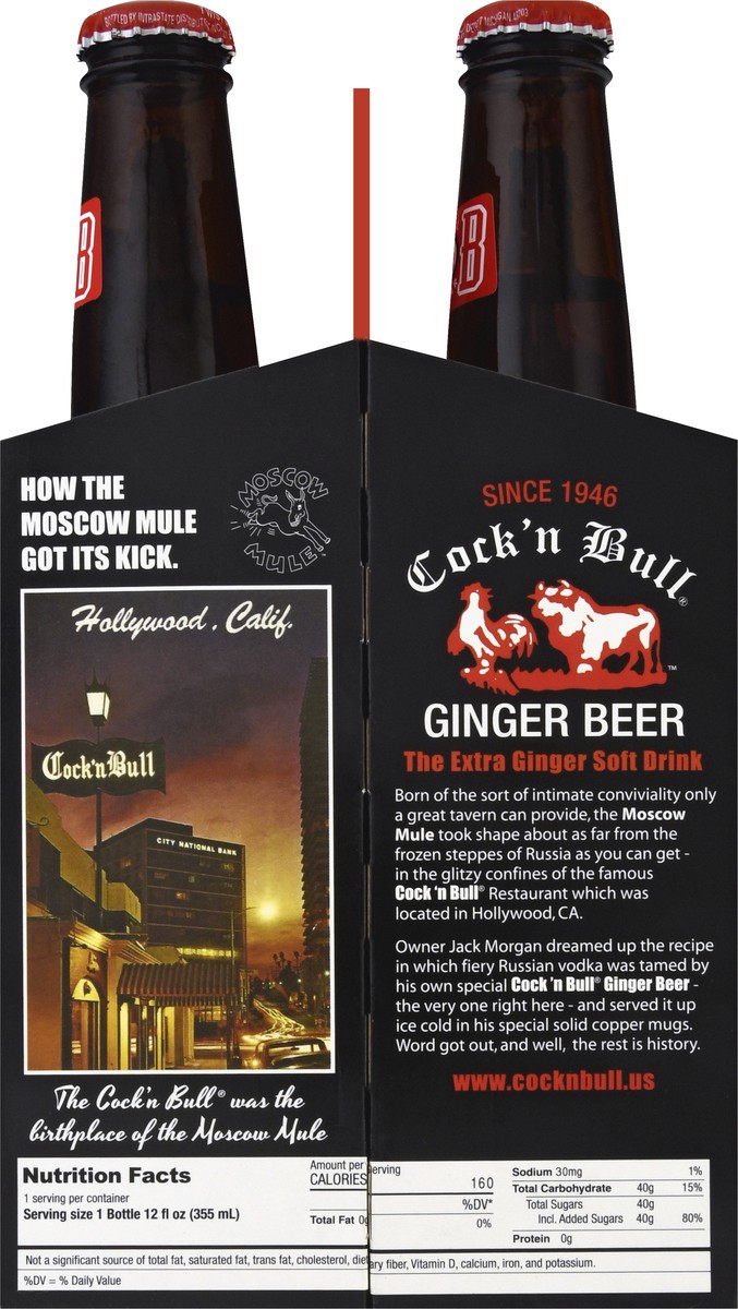 slide 2 of 13, Cock'n Bull Cocknbull Gingerbeer Soft Drink- 24 fl oz, 24 fl oz