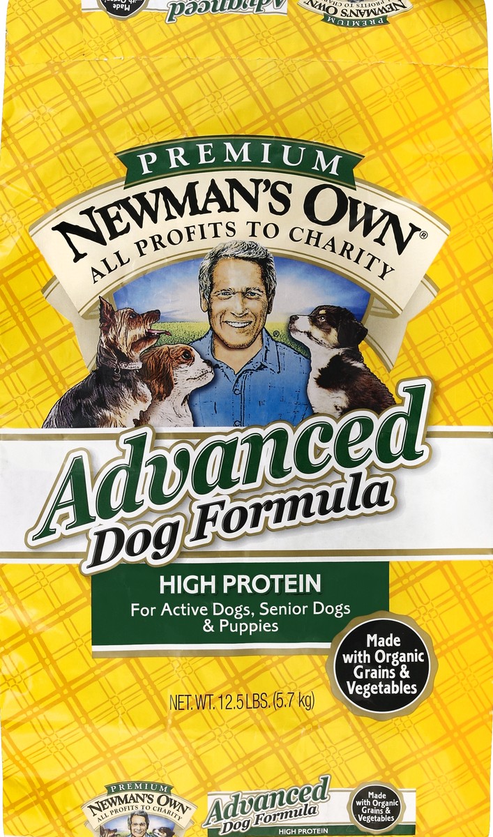 slide 5 of 6, Newman's Own Advanced Dry Dog Food, 12.5 lb