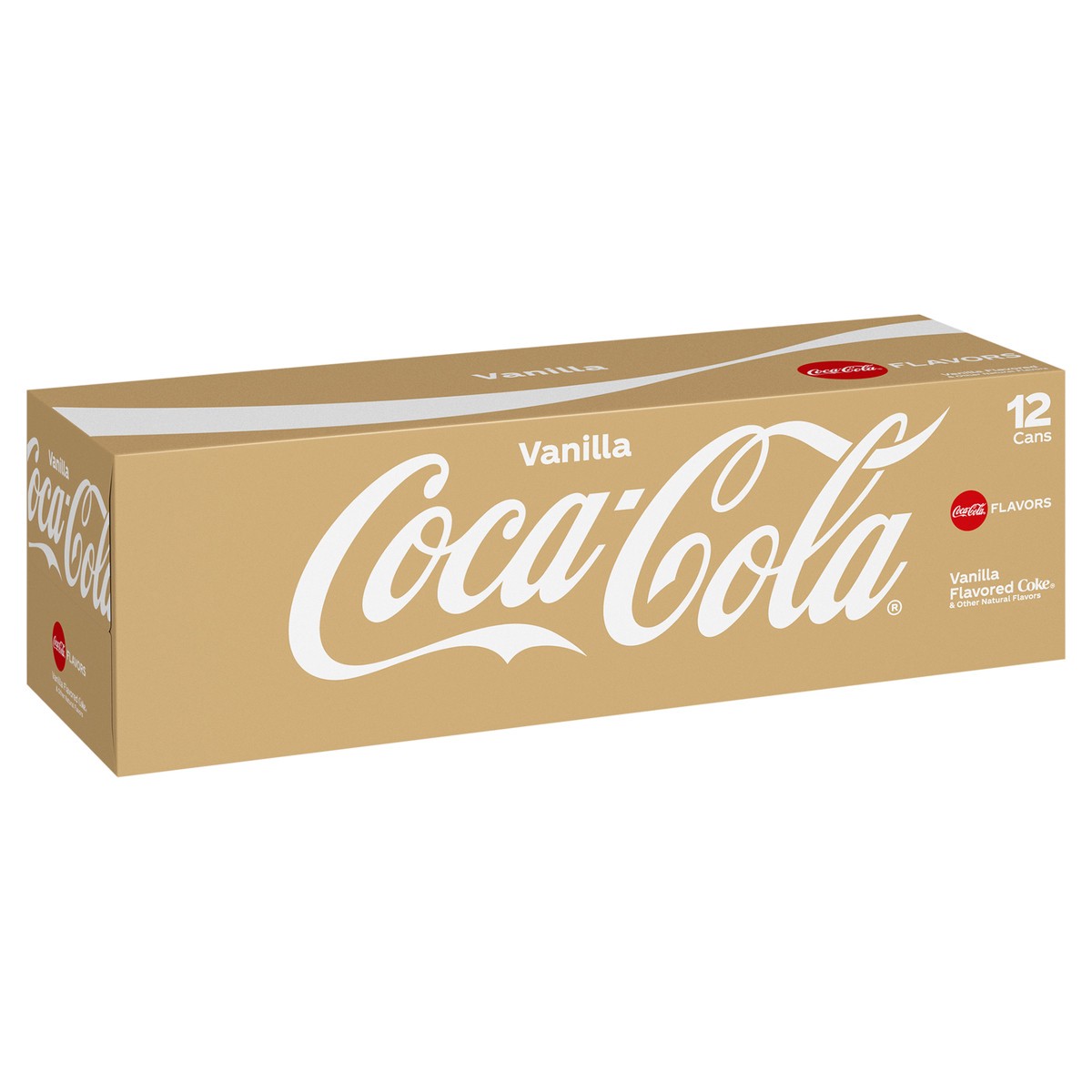 slide 6 of 9, Coca-Cola Vanilla Soda Soft Drink, 12 fl oz, 12 Pack, 12 ct