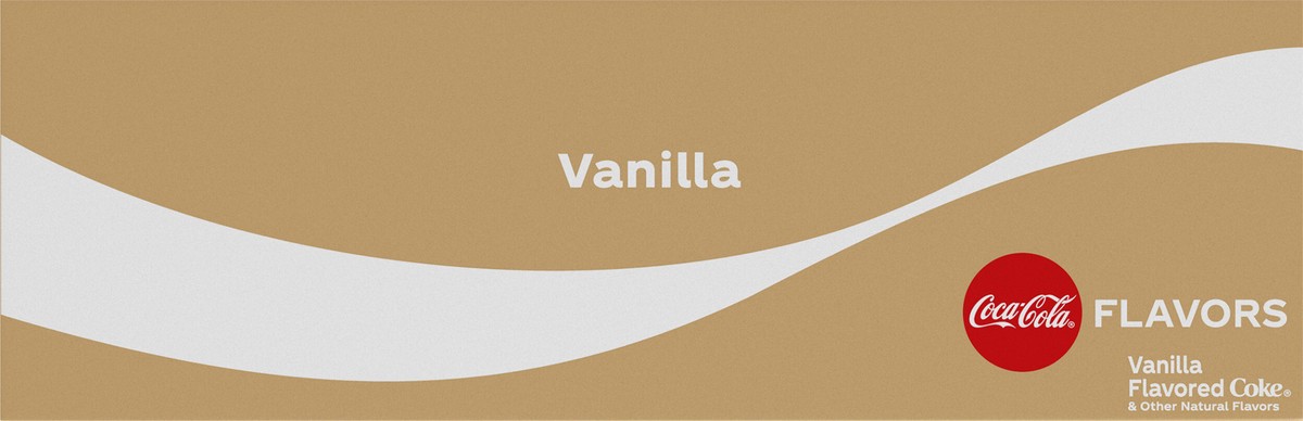 slide 5 of 9, Coca-Cola Vanilla Soda Soft Drink, 12 fl oz, 12 Pack, 12 ct