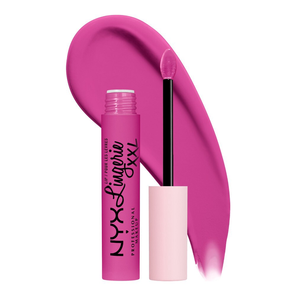 slide 1 of 6, NYX Professional Makeup Lip Lingerie XXL Matte Liquid Lipstick 20 Knockout, 0.13 fl oz