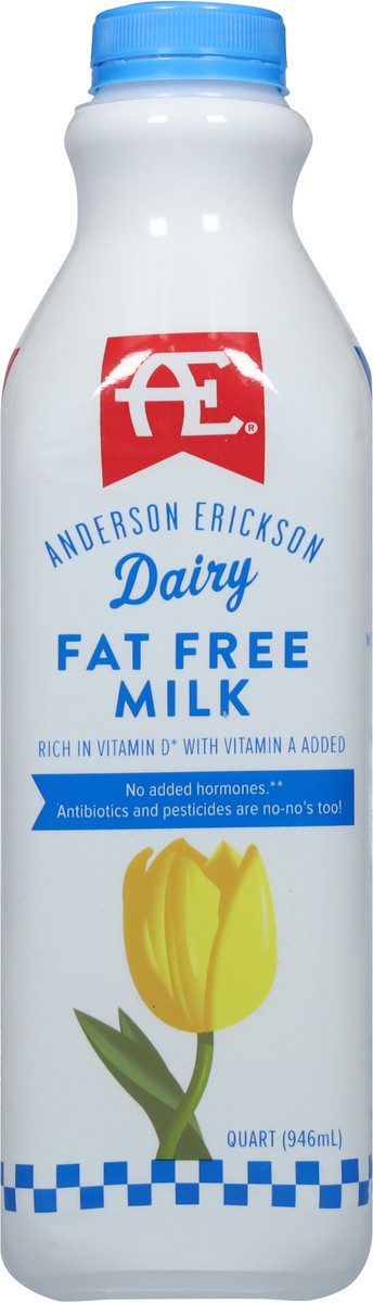 slide 3 of 9, Anderson Erickson Dairy Fat Free Milk 1 qt, 1 qt