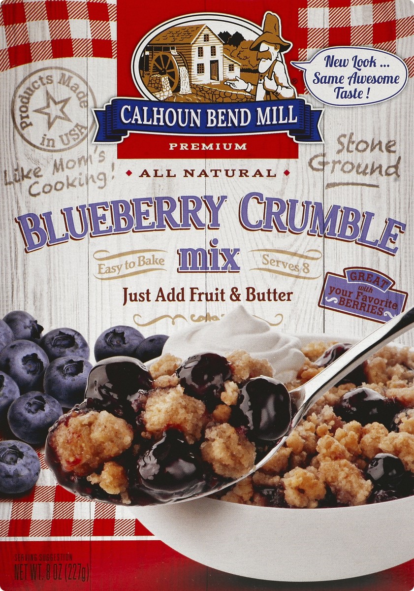 slide 4 of 4, Calhoun Bend Mill Blueberry Crumble Mix, 8 oz