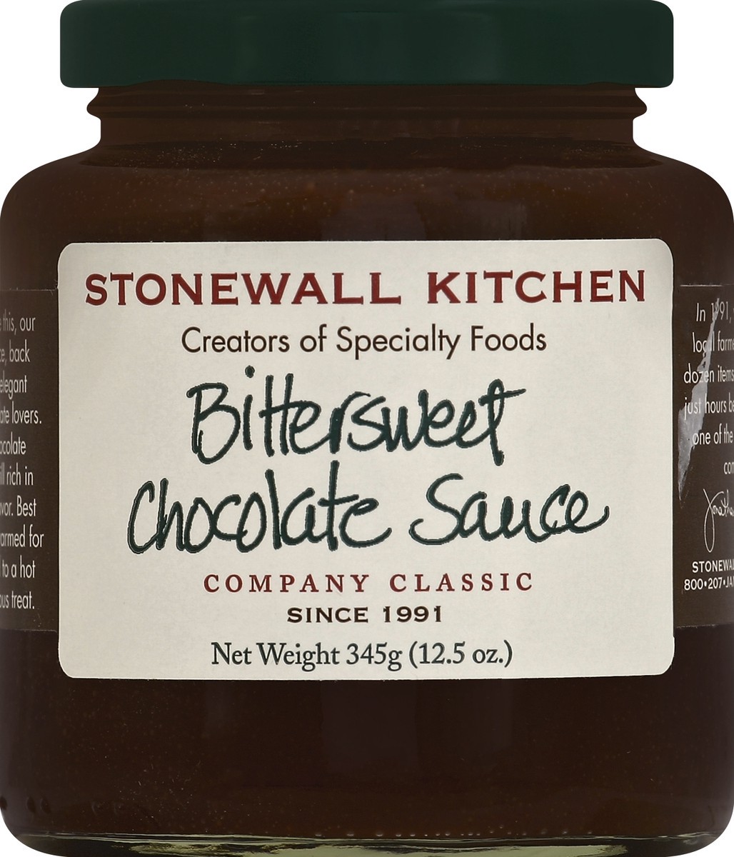 slide 1 of 2, Stonewall Kitchen Stonewall Bittersweet Chocolate Sauce, 12.5 oz