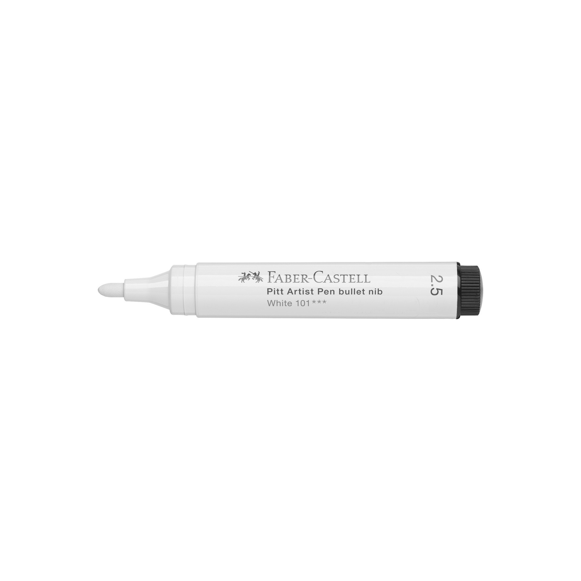 slide 3 of 4, Faber-Castell Pitt White Artist Pen, 1 ct