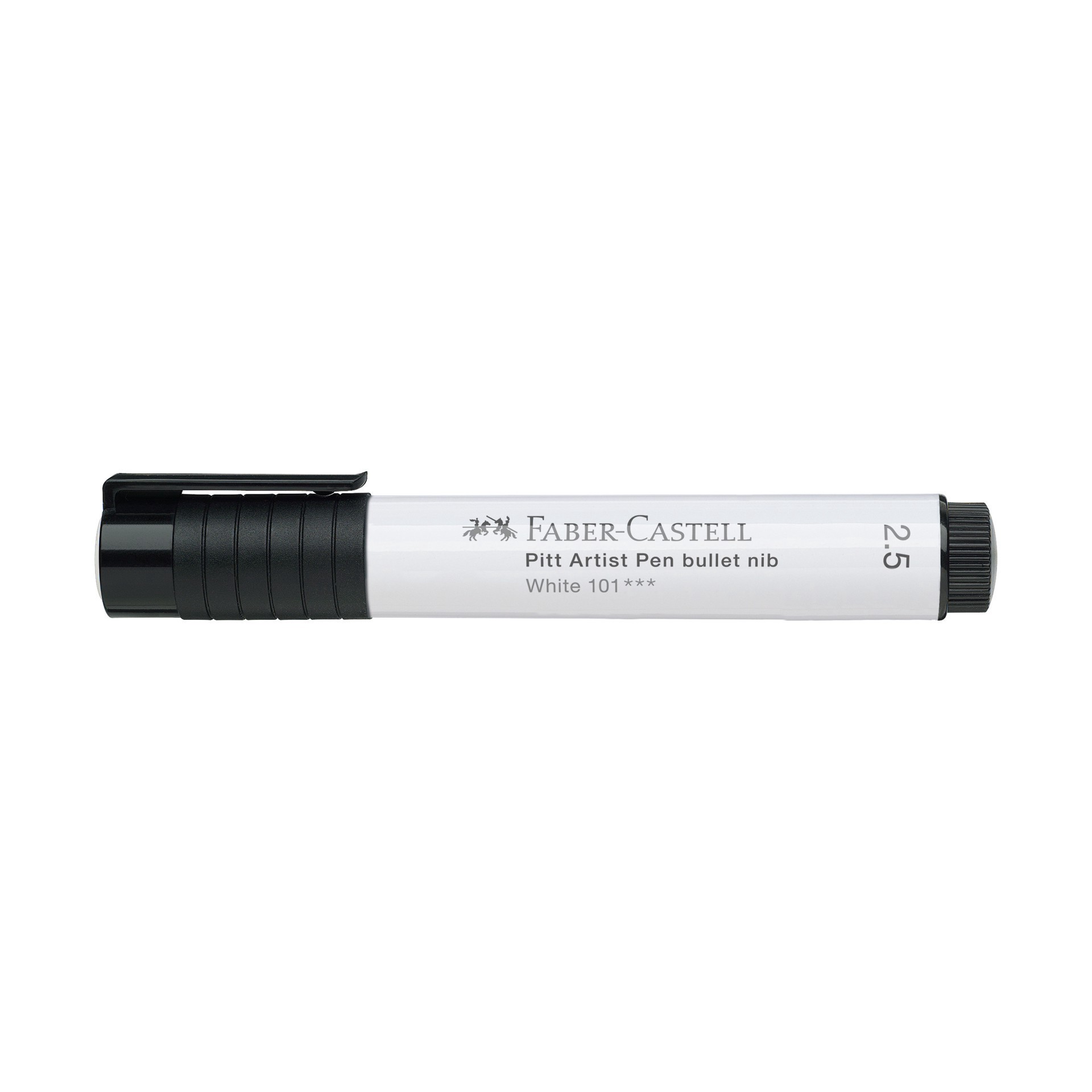 slide 2 of 4, Faber-Castell Pitt White Artist Pen, 1 ct