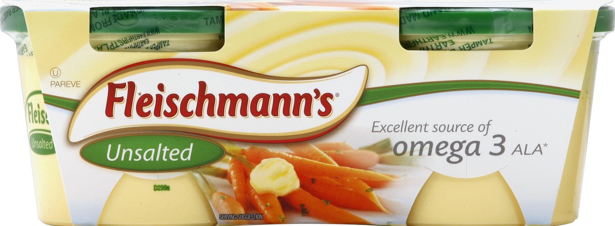 slide 3 of 4, Fleischmann's Soft Unsalted Butter, 11.8 oz