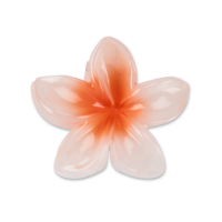 slide 3 of 4, scünci Scunci Hibscus Claw Hair Clip- Coral, 1 ct