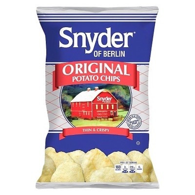 slide 1 of 1, Snyder of Berlin Potato Chips - Original, 9.5 oz