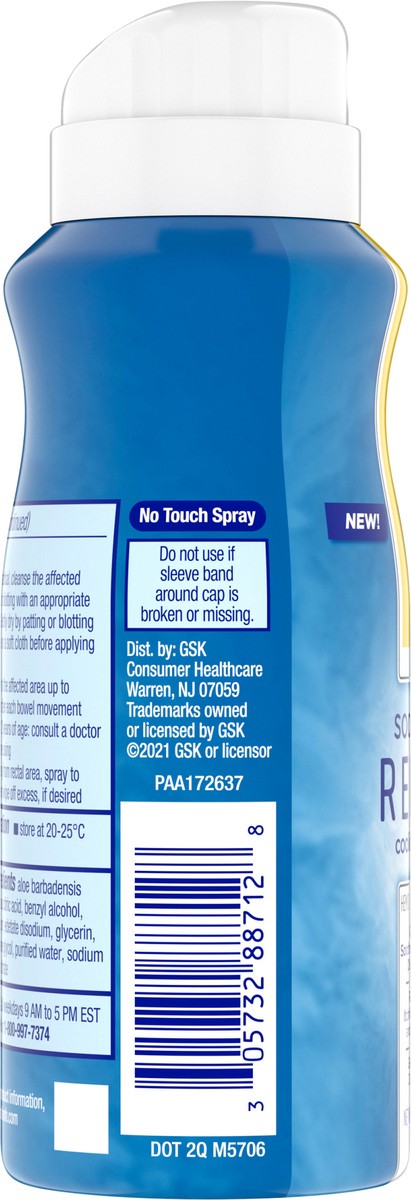 slide 7 of 9, Preparation H Soothing Relief Cooling Spray, No-touch Witch Hazel Spray for Irritated Skin Relief - 2.7 Oz Bottle, 2.7 oz