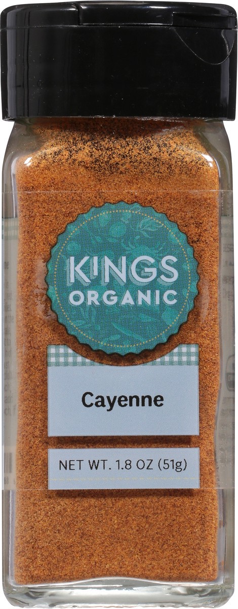 slide 7 of 13, Kings Organic Cayenne 1.8 oz, 1.8 oz
