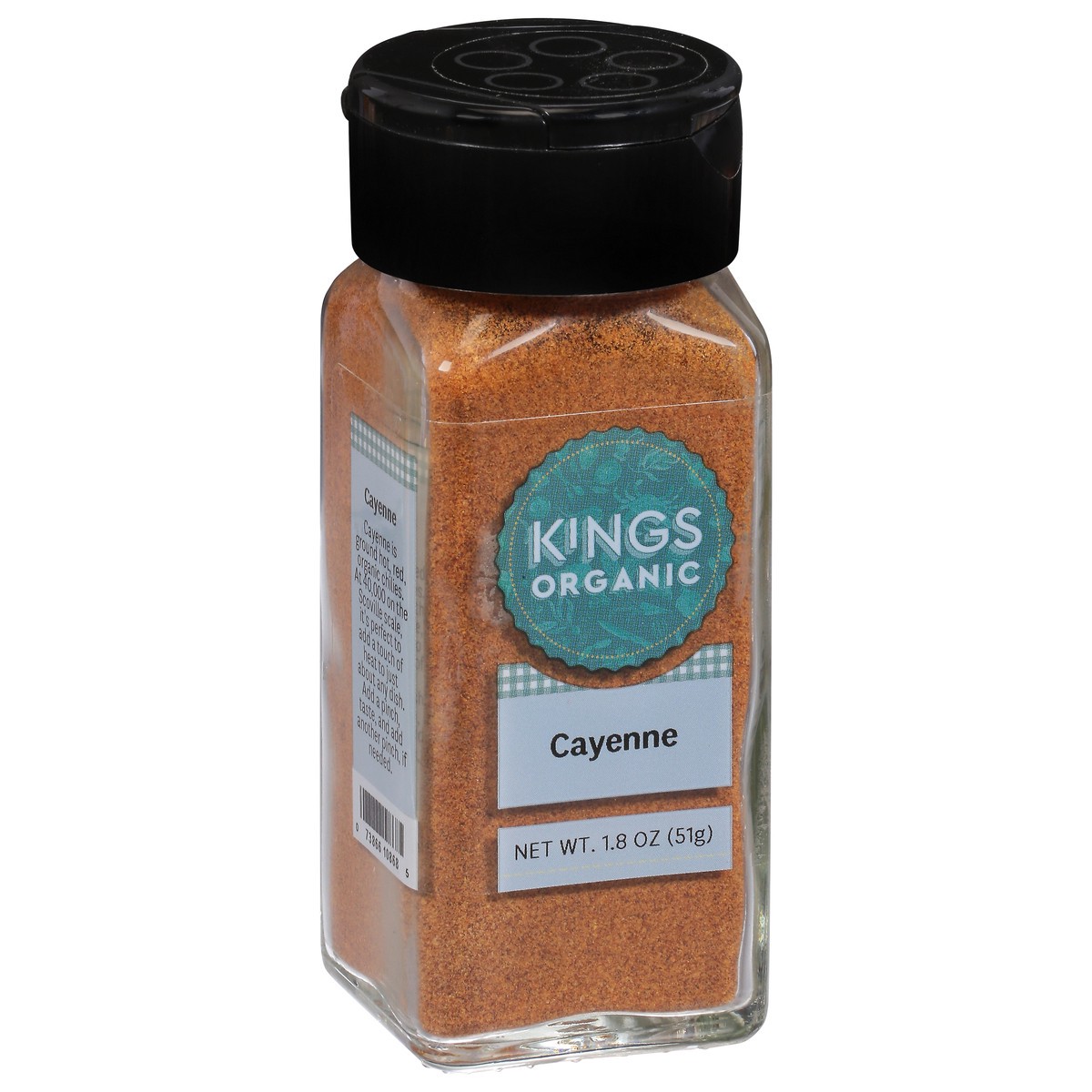 slide 13 of 13, Kings Organic Cayenne 1.8 oz, 1.8 oz