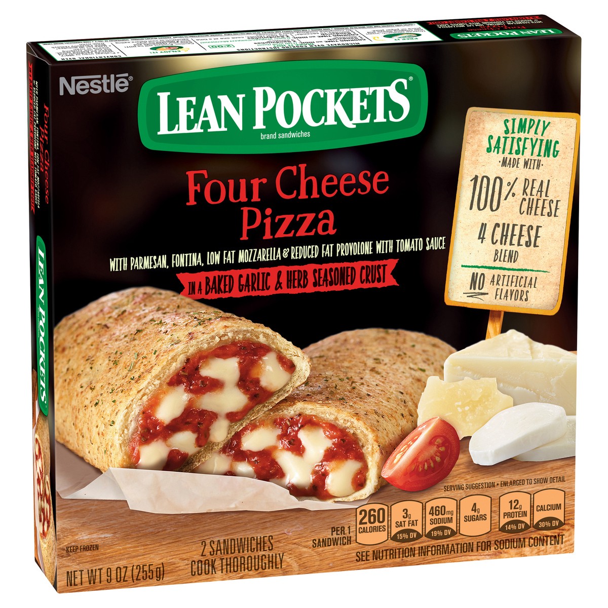 slide 1 of 10, Lean Pockets Frozen Sandwich, 9 oz