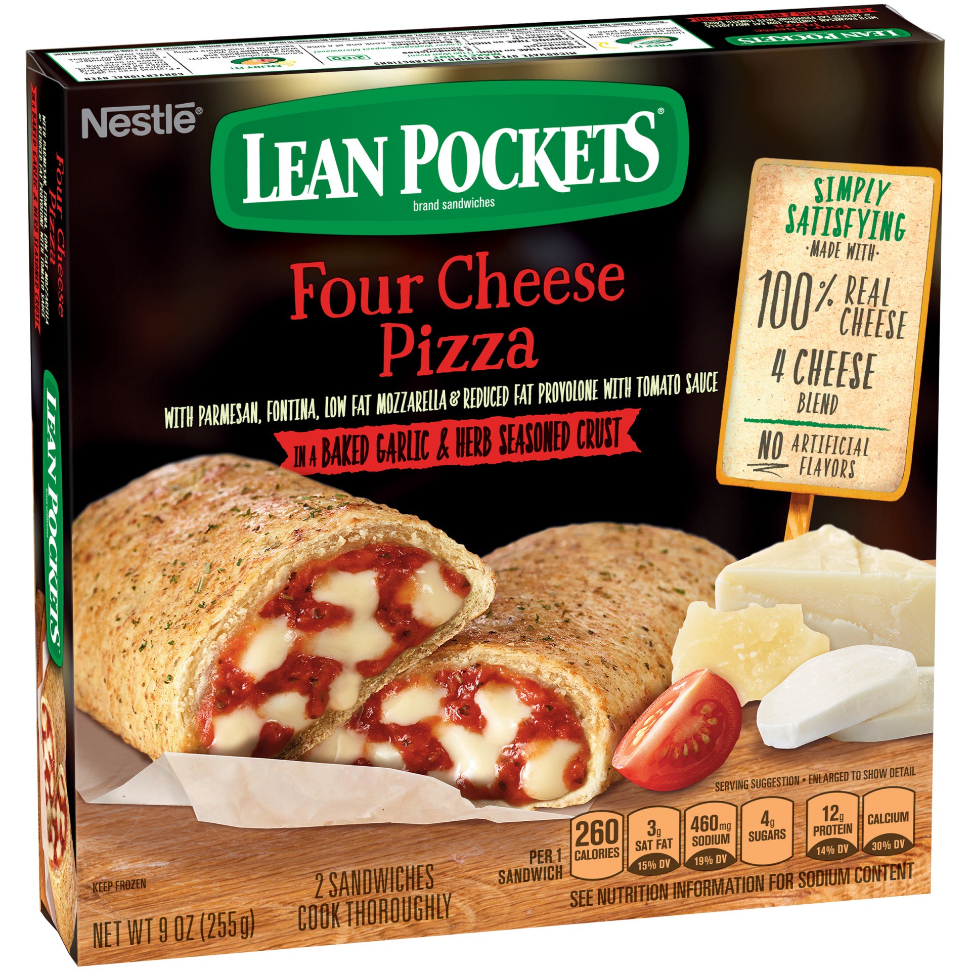 slide 2 of 10, Lean Pockets Frozen Sandwich, 9 oz