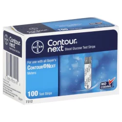 Bayer Contour Next Blood Glucose Test Strips - 100 Ct