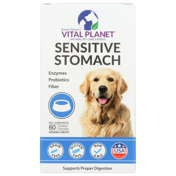 slide 1 of 1, Vital Planet Sensitive Stomach Chewable, 60 ct
